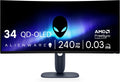 Alienware 34 240Hz QD-OLED monitor curvo para videojuegos - AW3425D...