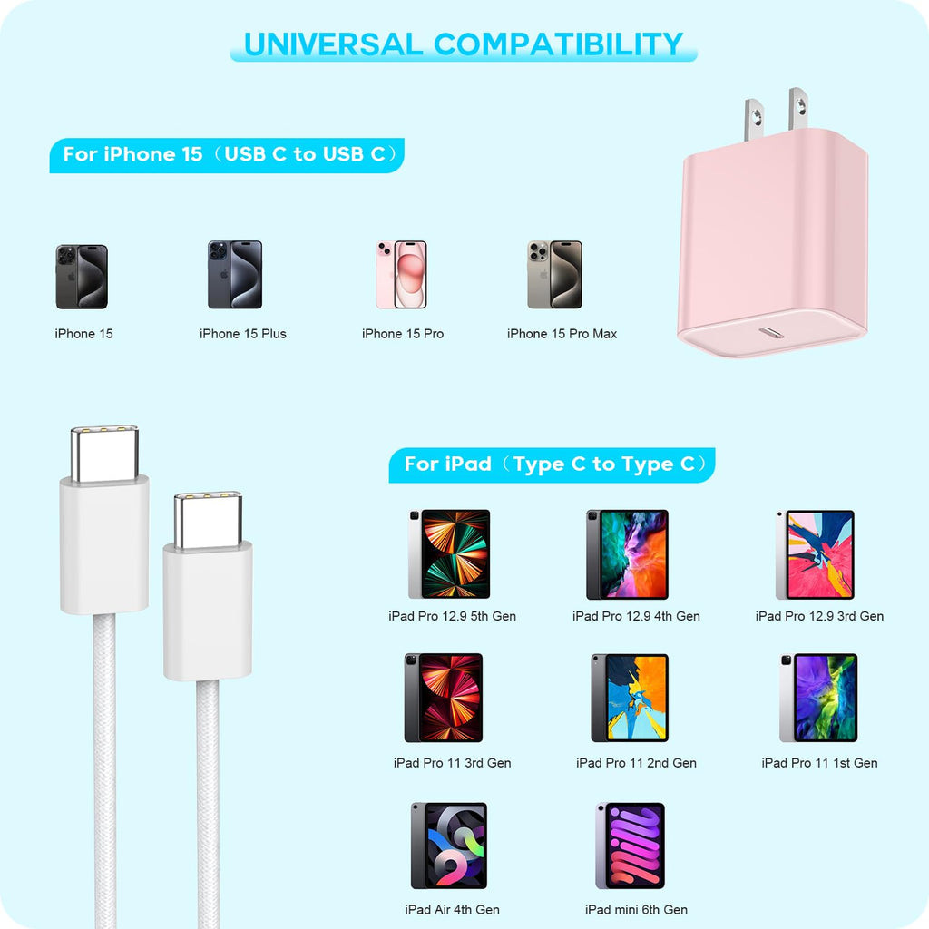 [Certificado MFi de Apple] Cargador rápido para iPhone 17 16 Pro Ma...