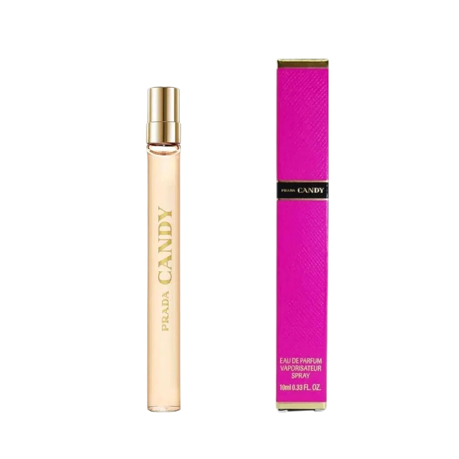 Prada Candy Eau De Parfum Spray de viaje para mujer, 0.33 onzas