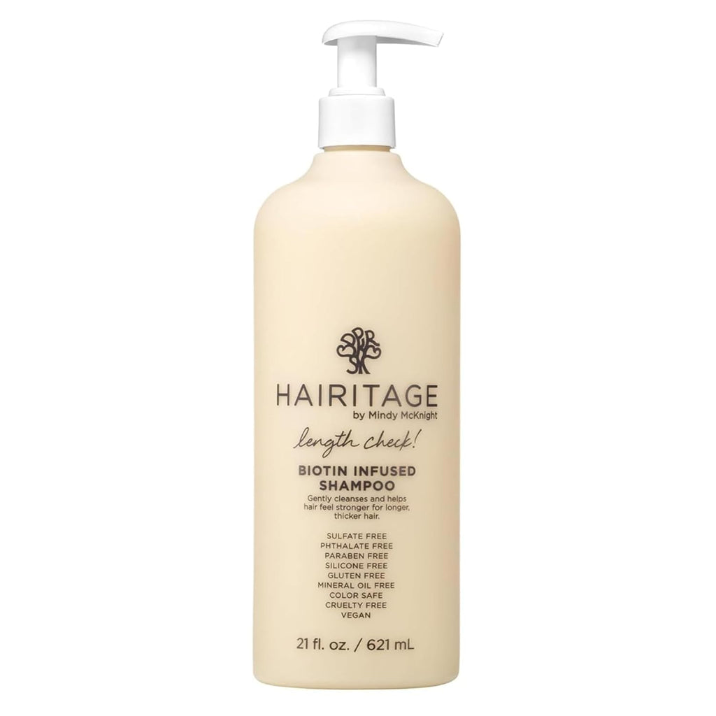 Hairitage Length Check Champú de Biotina con Aceite de Ricino Negro...
