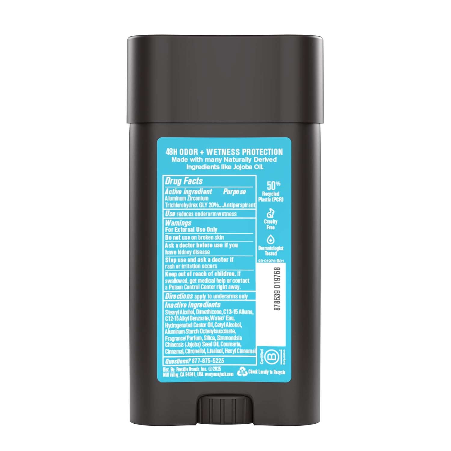 Every Man Jack Desodorante antitranspirante Coconut + Driftwood par...