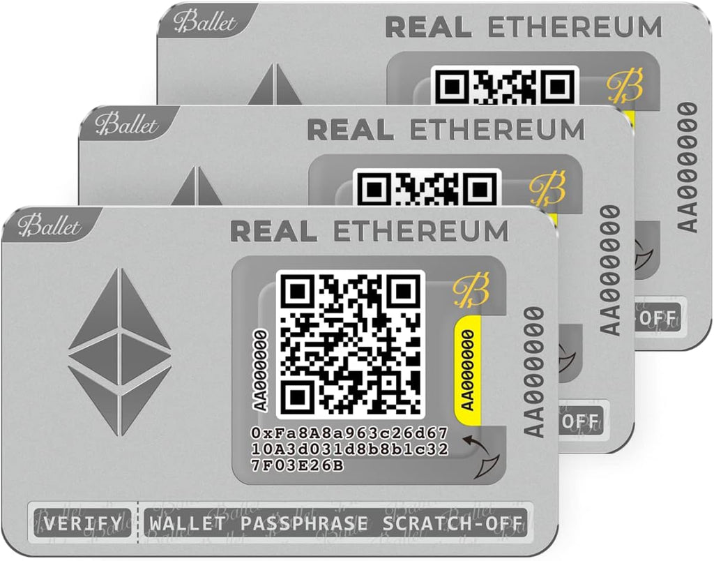 Ballet REAL ETH - Tarjeta de cartera de almacenamiento en frío | Ca...