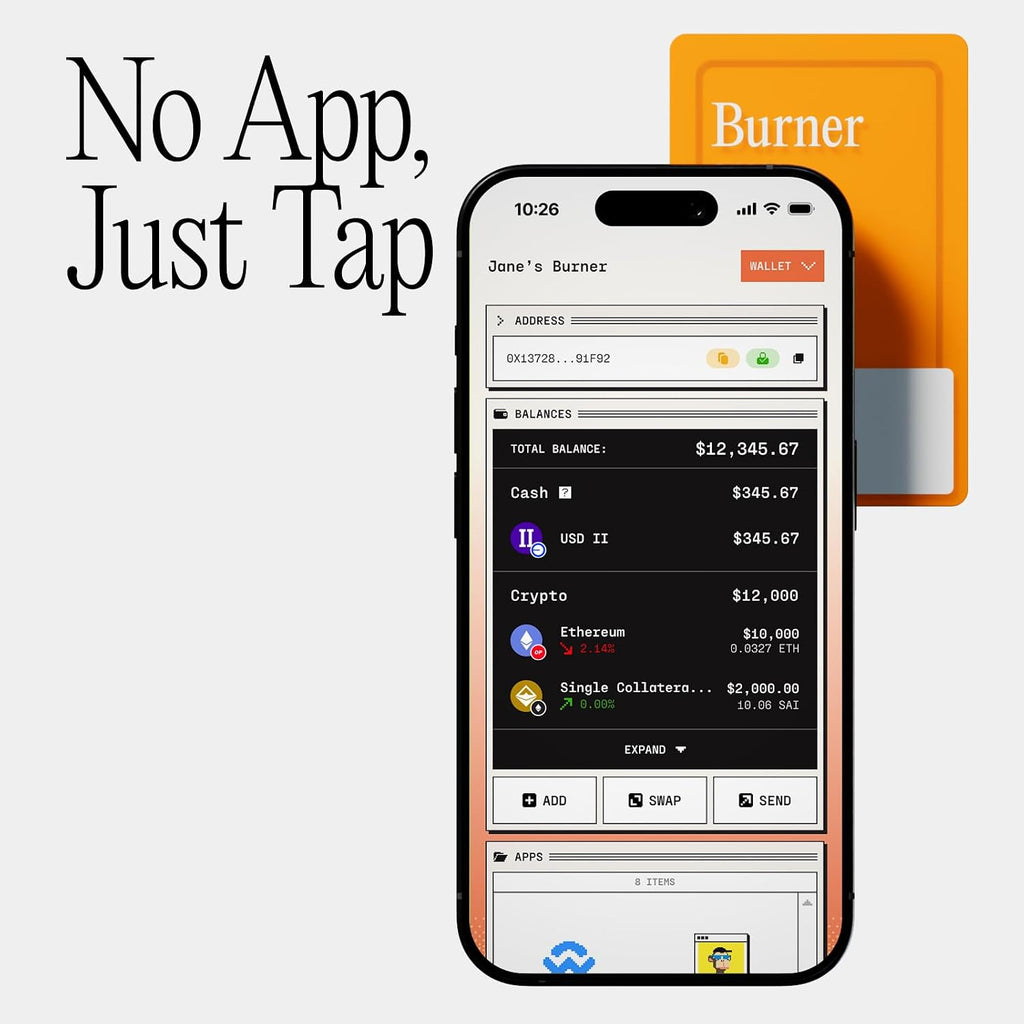 Burner Tarjeta Ethereum \u2013 Cartera ETH recargable física | Sin...
