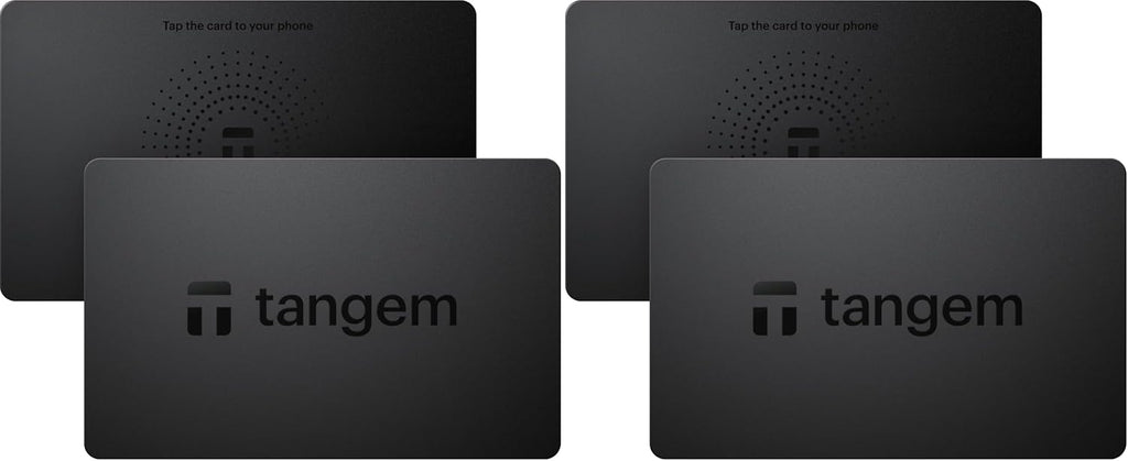 TANGEM Crypto Wallet Pack de 4 \u2013 Cartera de hardware de almace...