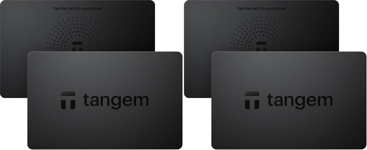 TANGEM Crypto Wallet Pack de 4 \u2013 Cartera de hardware de almace...
