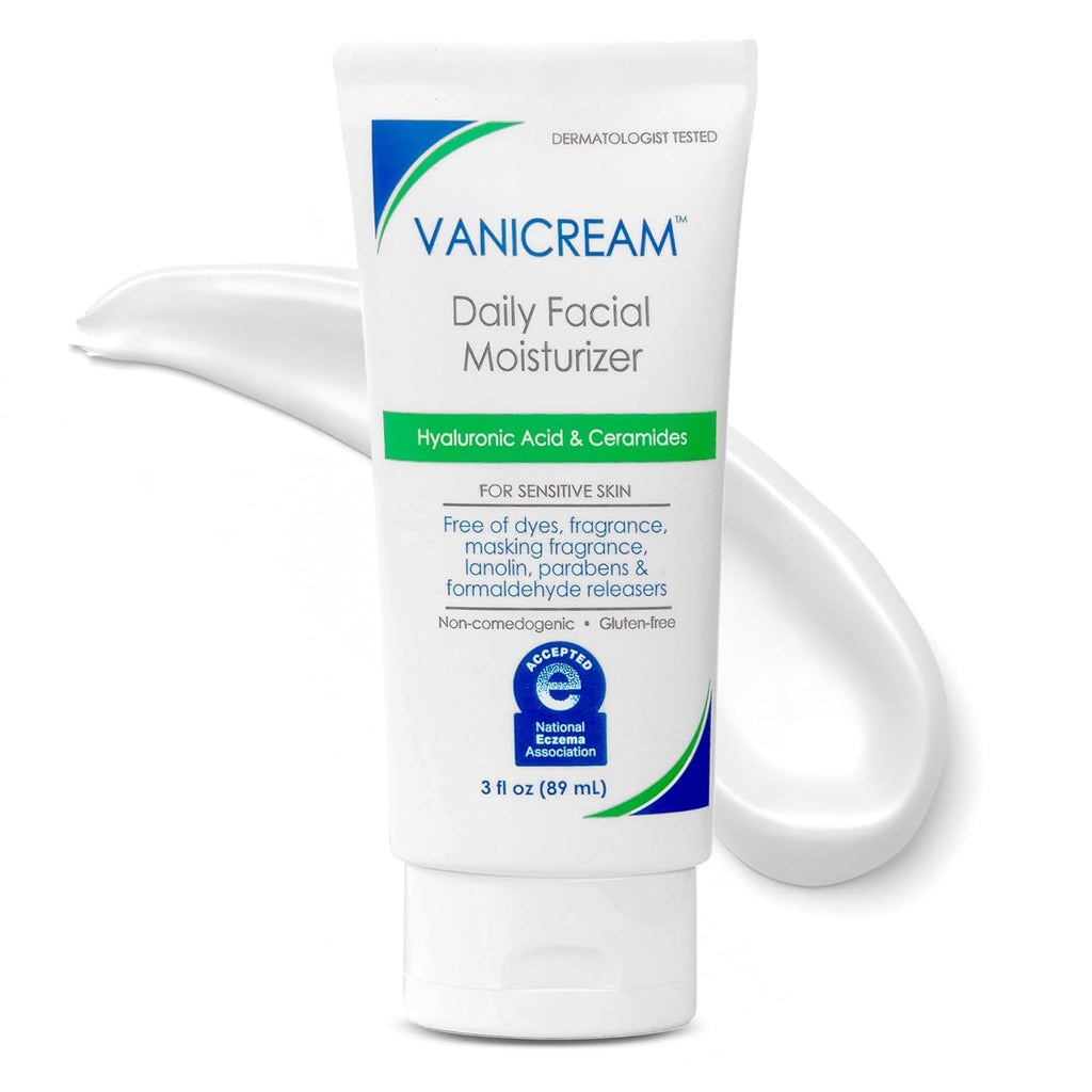 Vanicream Hidratante facial diario con ceramidas y ácido hialurónic...