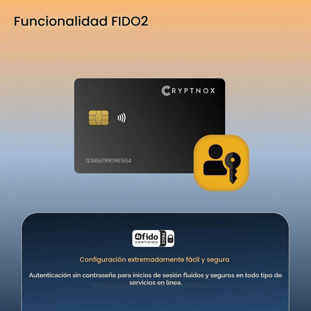 Cryptnox Crypto Hardware Wallet - Tarjeta inteligente NFC almacenam...