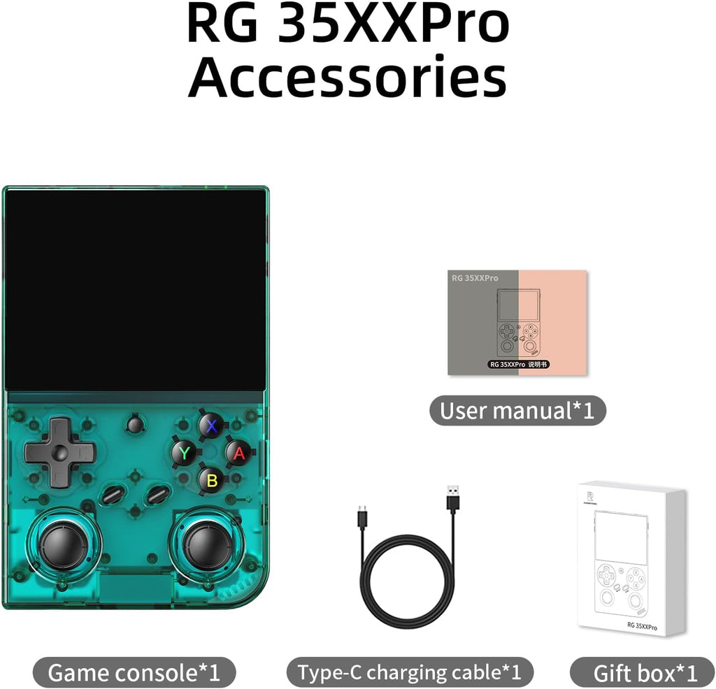 RG35XXPRO - Consola de juegos de mano retro, juego portátil con pan...