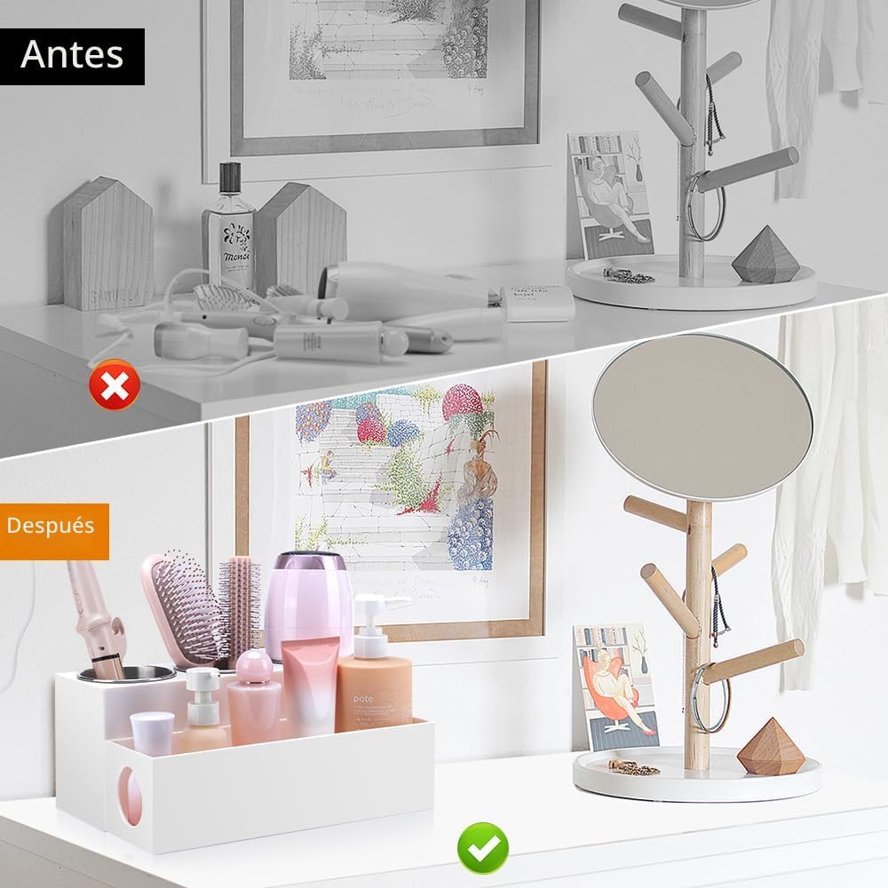 GFWARE Organizador de herramientas para el cabello, organizador y a...