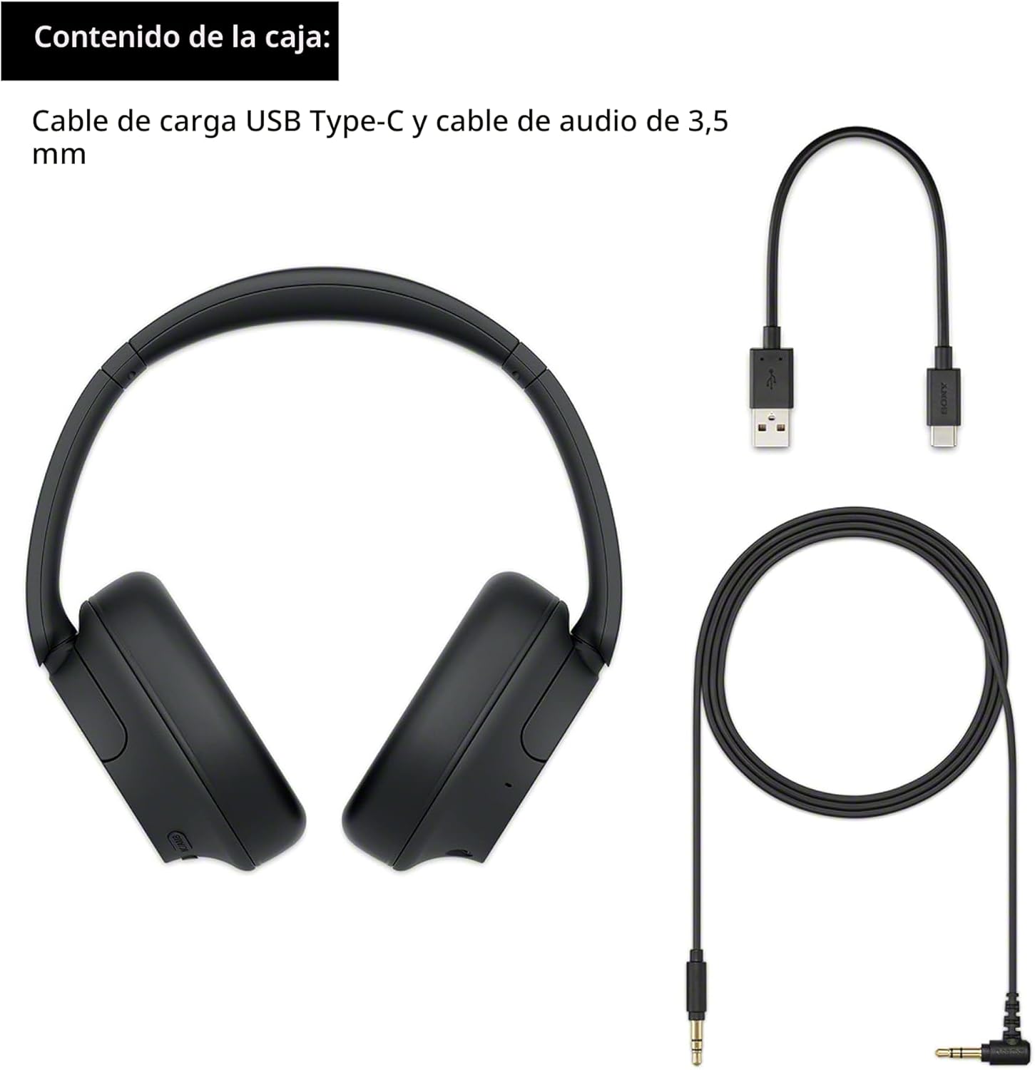 Sony WH-CH720N Auriculares inalámbricos con cancelación de ruido Bl...