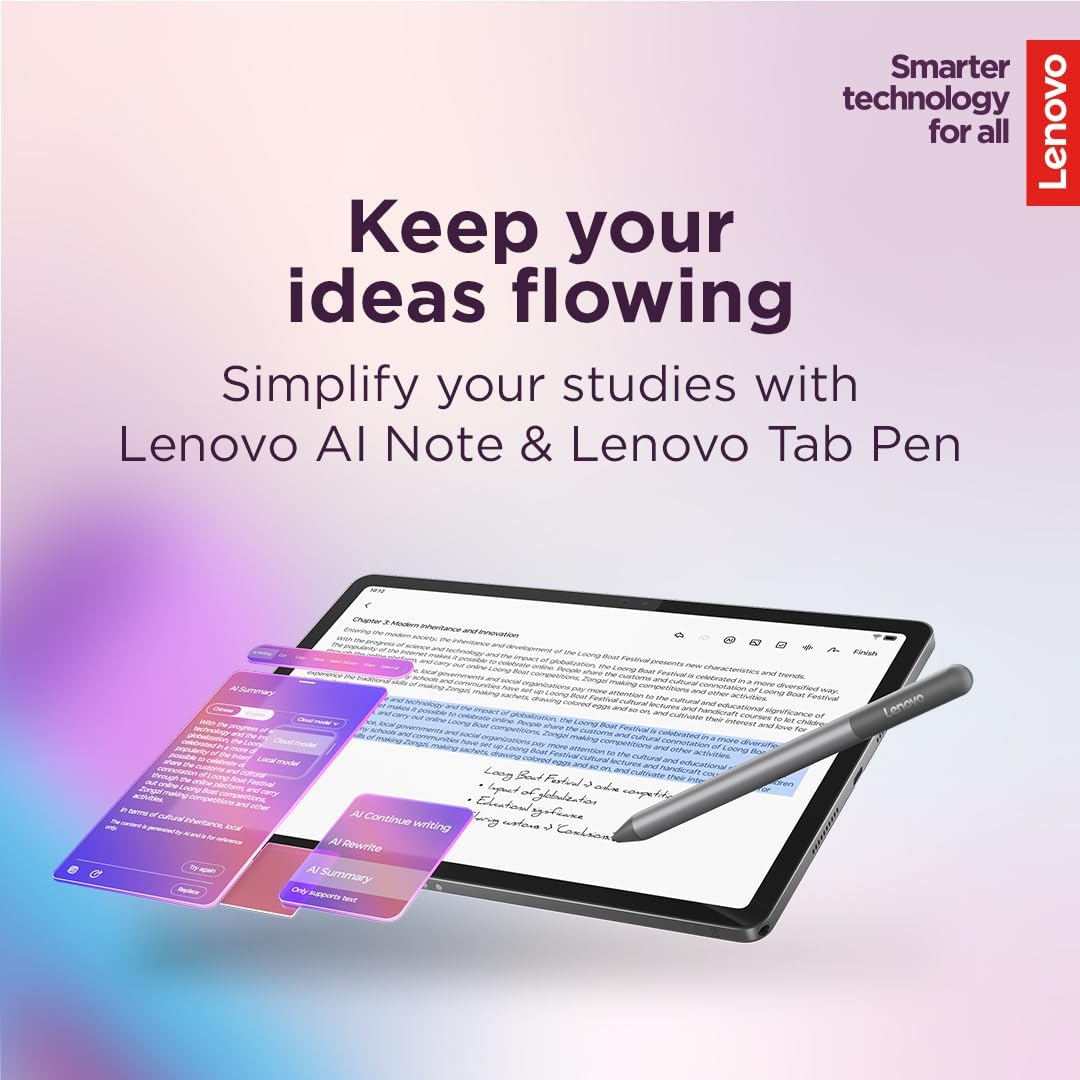 Lenovo Idea Tab - Tablet para Universidad - Pantalla táctil IPS de...