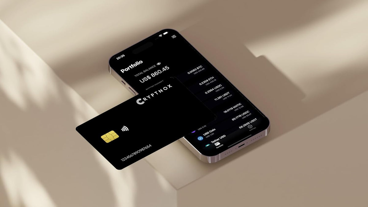 Cryptnox Crypto Hardware Wallet - Tarjeta inteligente NFC almacenam...