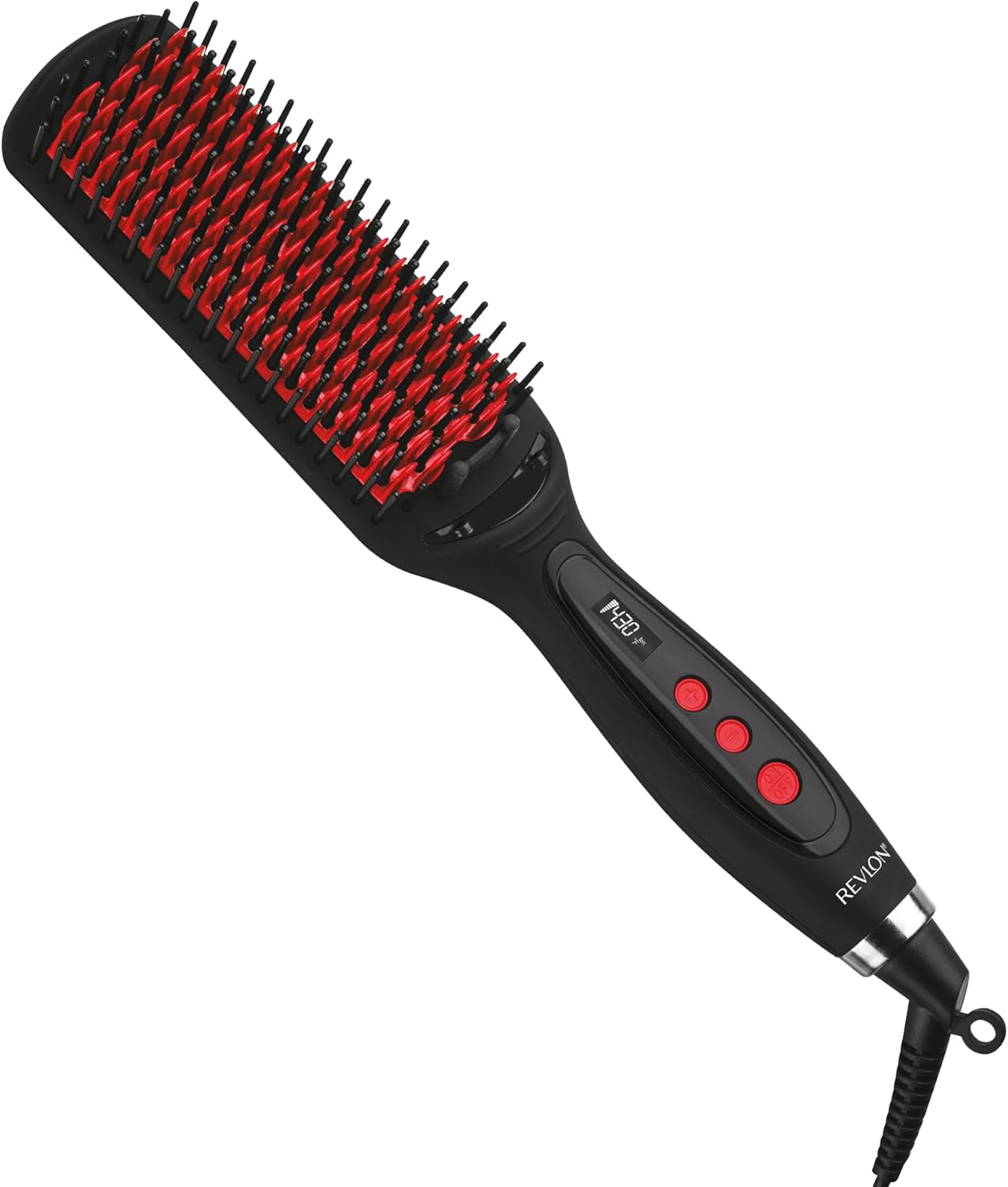 REVLON SmoothStay XL Alisador de Cabello - Cepillo Alisador con Cal...