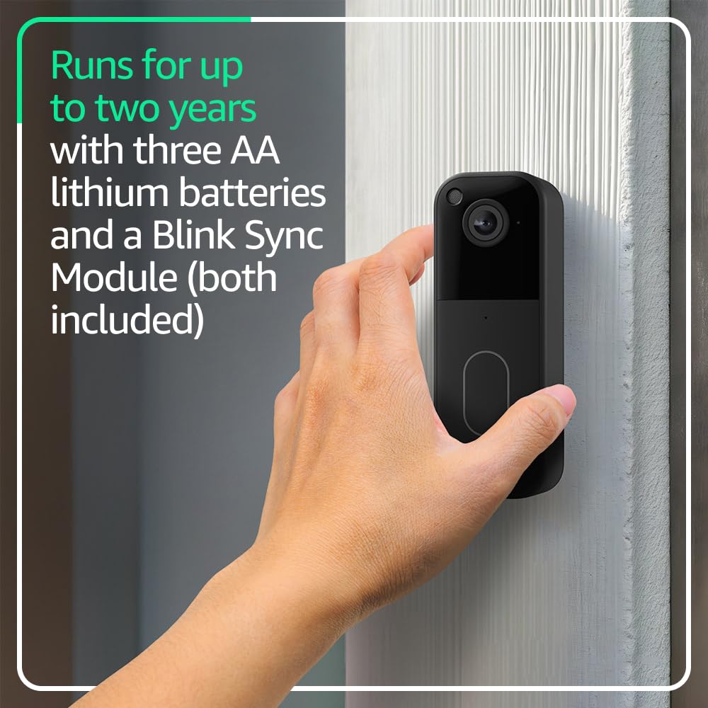 Blink Video Doorbell + Outdoor 4: cámaras de seguridad inalámbricas...