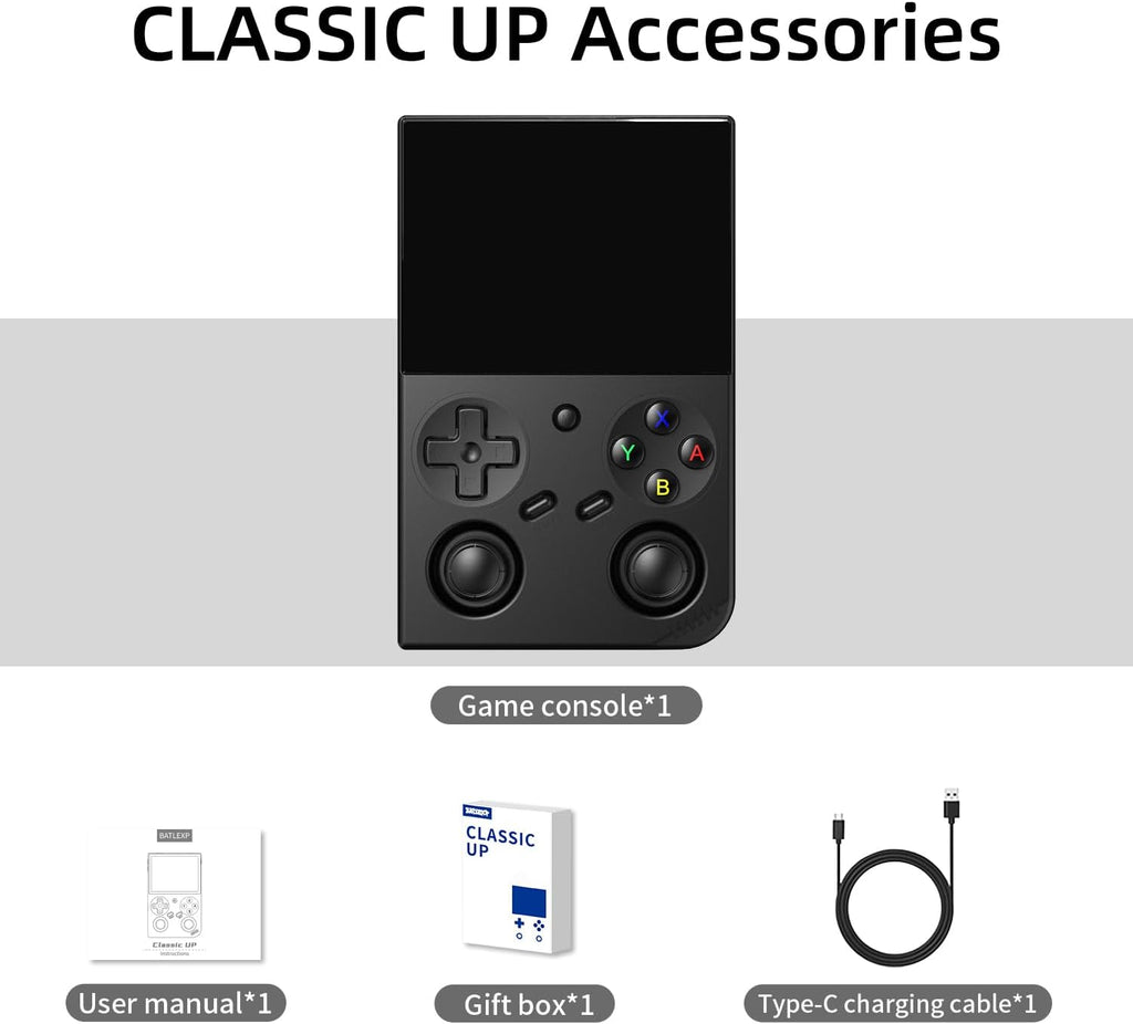 Classic Up - Consola de juegos de mano retro, juego portátil con pa...
