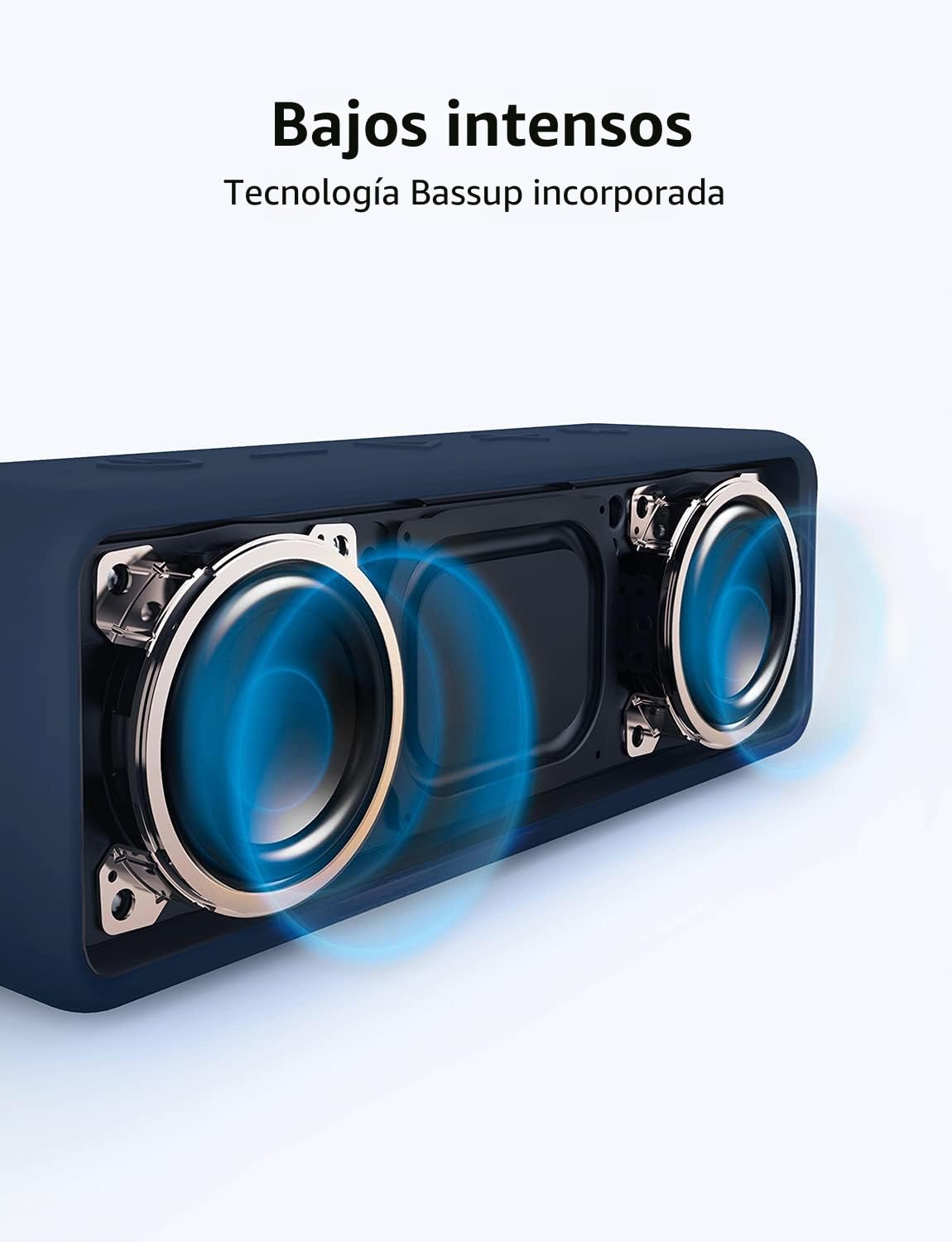 Anker Soundcore 2 - Altavoz Bluetooth portátil con sonido estéreo,...
