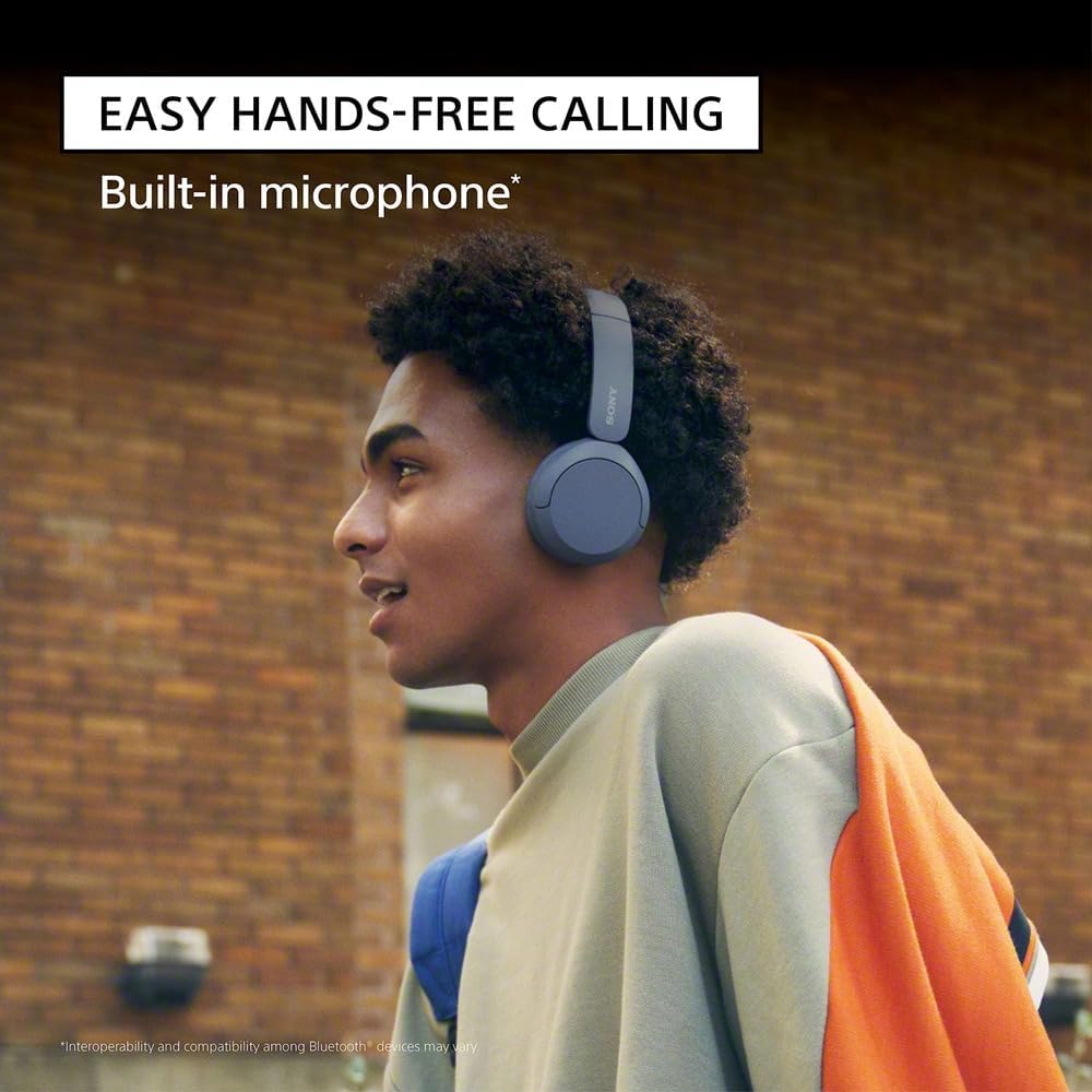 Auriculares inalámbricos Bluetooth Sony WH-CH520 con micrófono y ha...