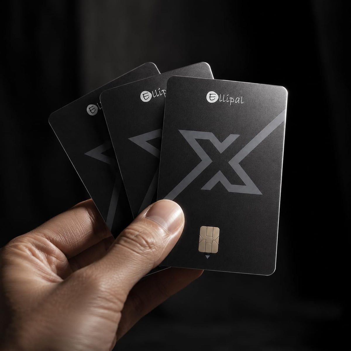 ELLIPAL X Card Crypto Wallet Pack de 3 \u2013 Cartera fría para Bit...