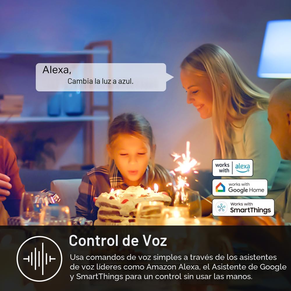 Nueva bombilla inteligente Kasa Smart, bombilla WiFi inteligente re...