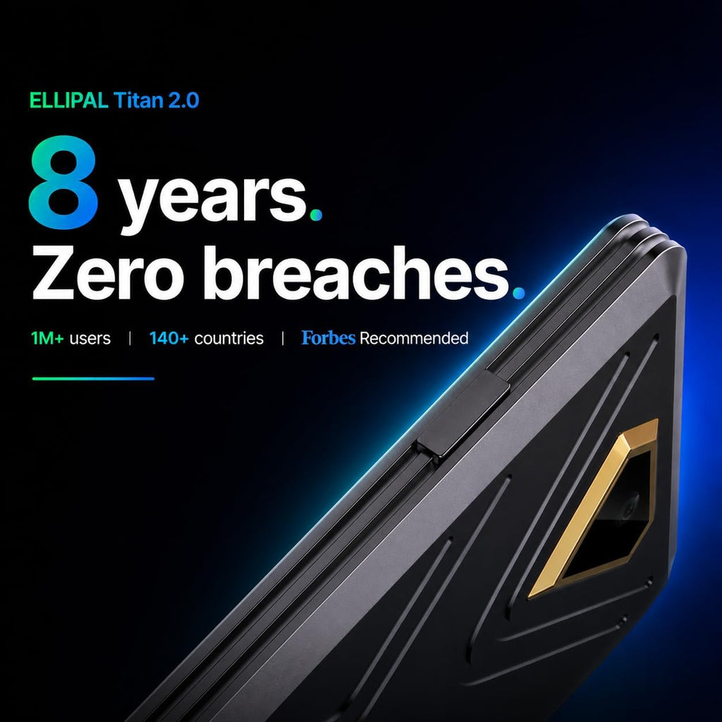 ELLIPAL Titan 2.0 Air-Gapped Crypto Wallet - Cartera fría para Bitc...