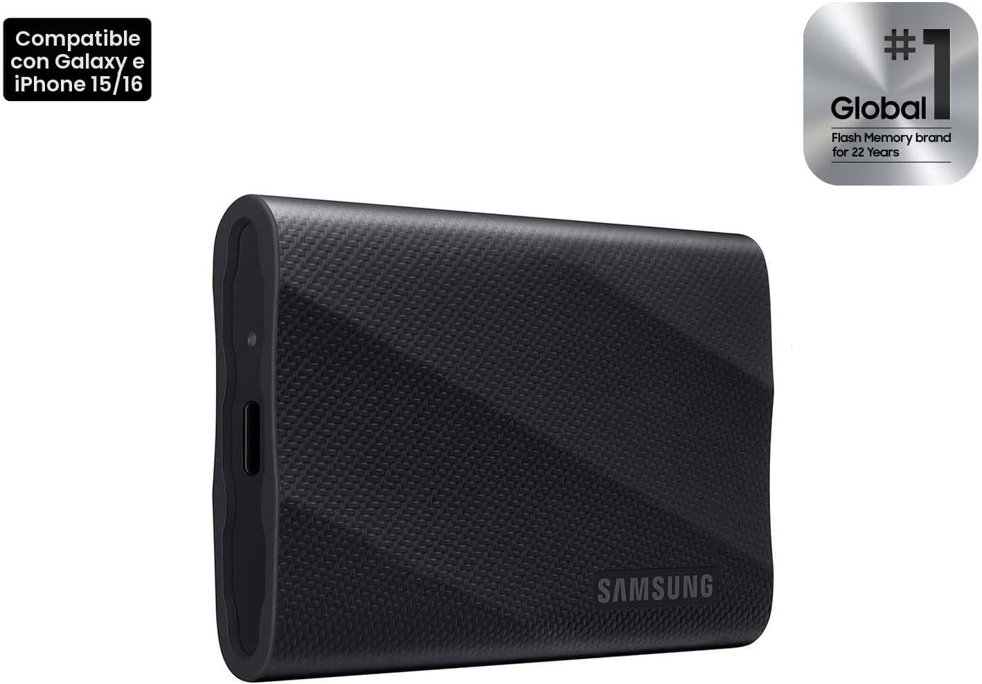 Samsung T9 - SSD portátil de 2 TB, USB 3.2 Gen 2x2, unidad de estad...
