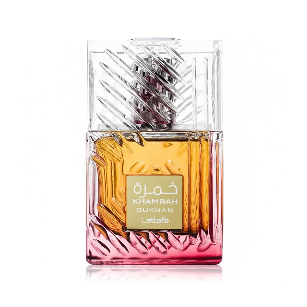 Lattafa Khamrah Dukhan para Unisex Eau de Parfum en Spray, 3.4 onza...