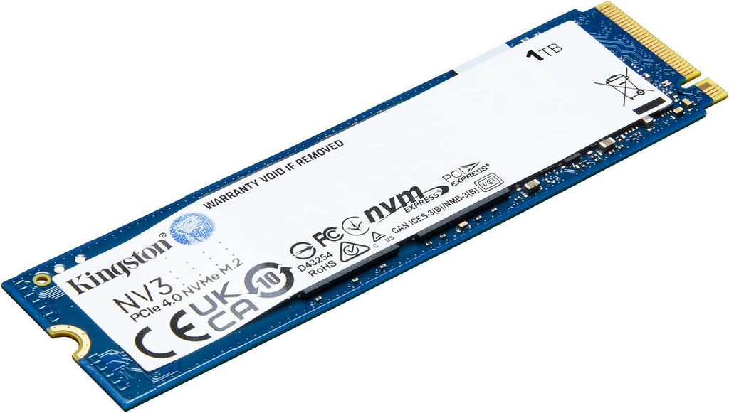 SSD Kingston NV3 1TB M.2 2280 NVMe | PCIe 4.0 generación 4x4 | Hast...