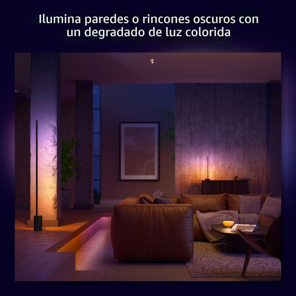 Philips Hue Lámpara de pie Signe Gradient, compatible con Alexa, Ap...