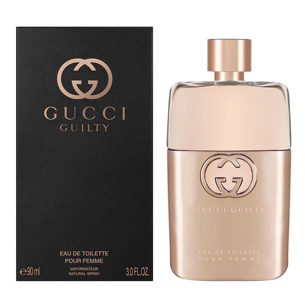 Gucci Guilty Eau De Toilette Spray para mujer, 3 onzas líquidas