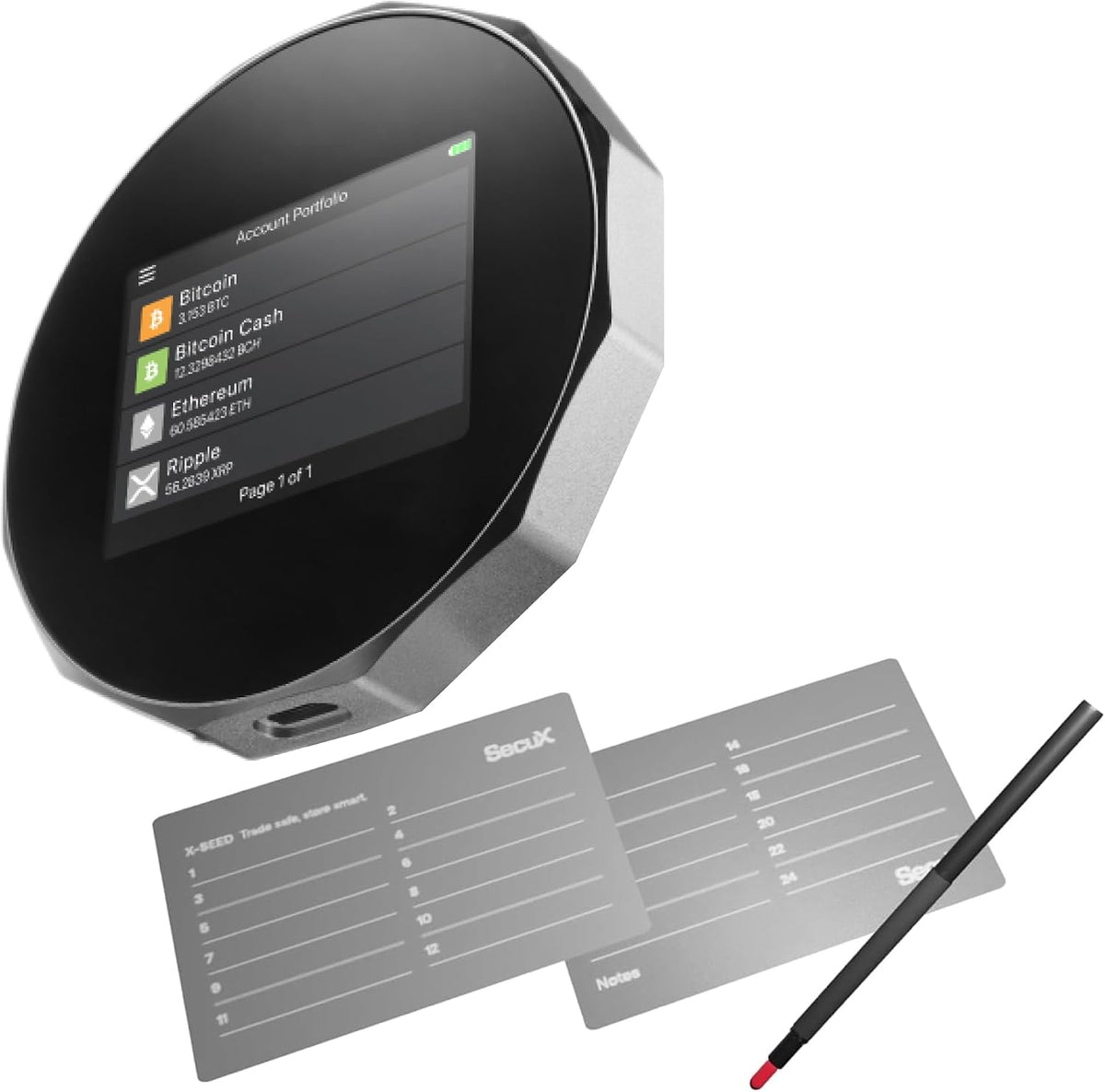 SecuX V20 Plus - La cartera de hardware criptográfica más segura co...