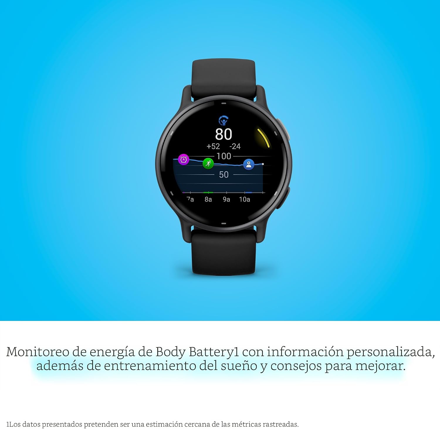 Garmin Vívoactive 5, reloj inteligente GPS para salud y fitness, pa...