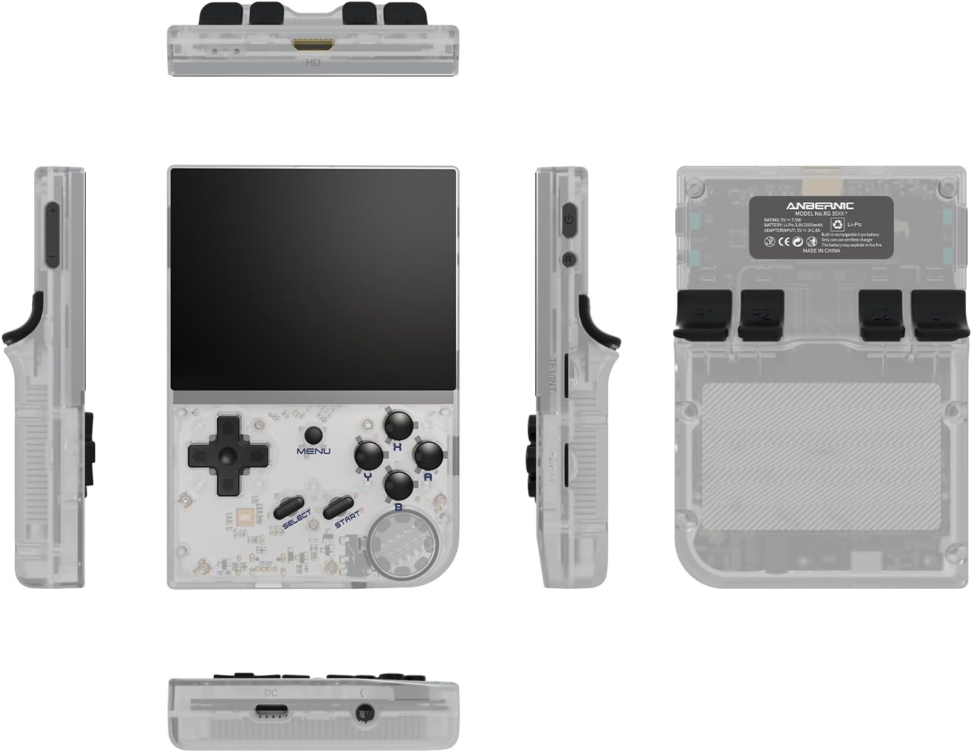 RG35XX - Consola de juegos portátil retro, pantalla IPS de 3.5 pulg...