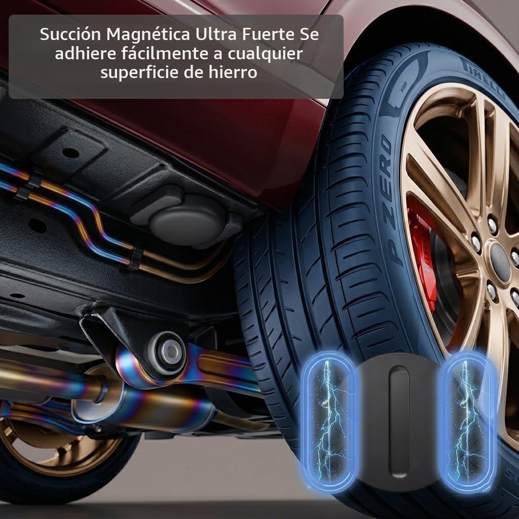 Paquete de 2 rastreadores GPS para vehículos Find My Real Time Trac...
