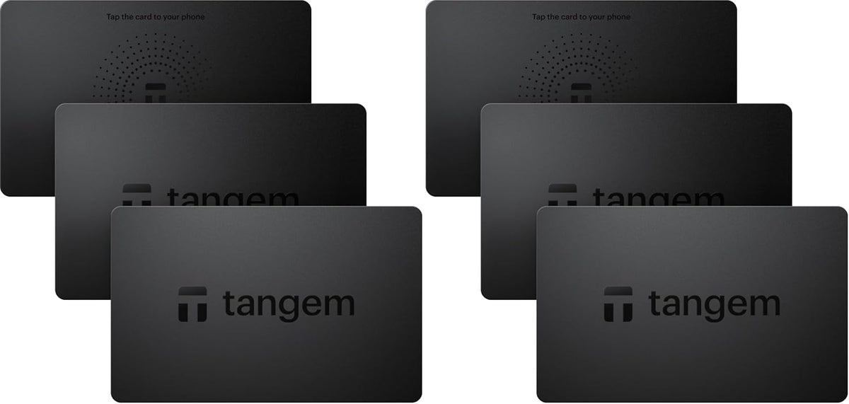 TANGEM Crypto Wallet Pack de 6 \u2013 Cartera de hardware de almace...