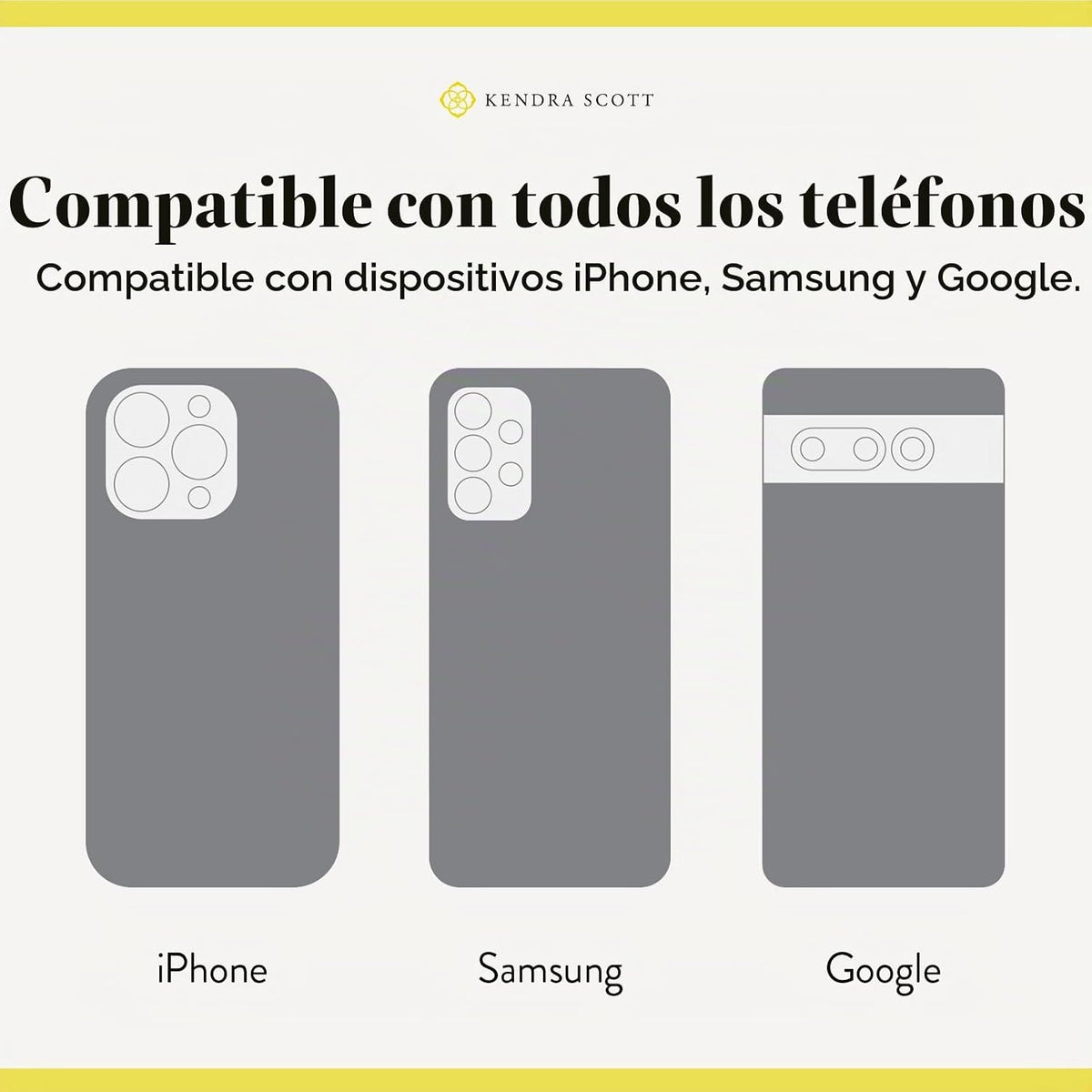 Kendra Scott Charm para teléfono - Cordón para teléfono celular - C...
