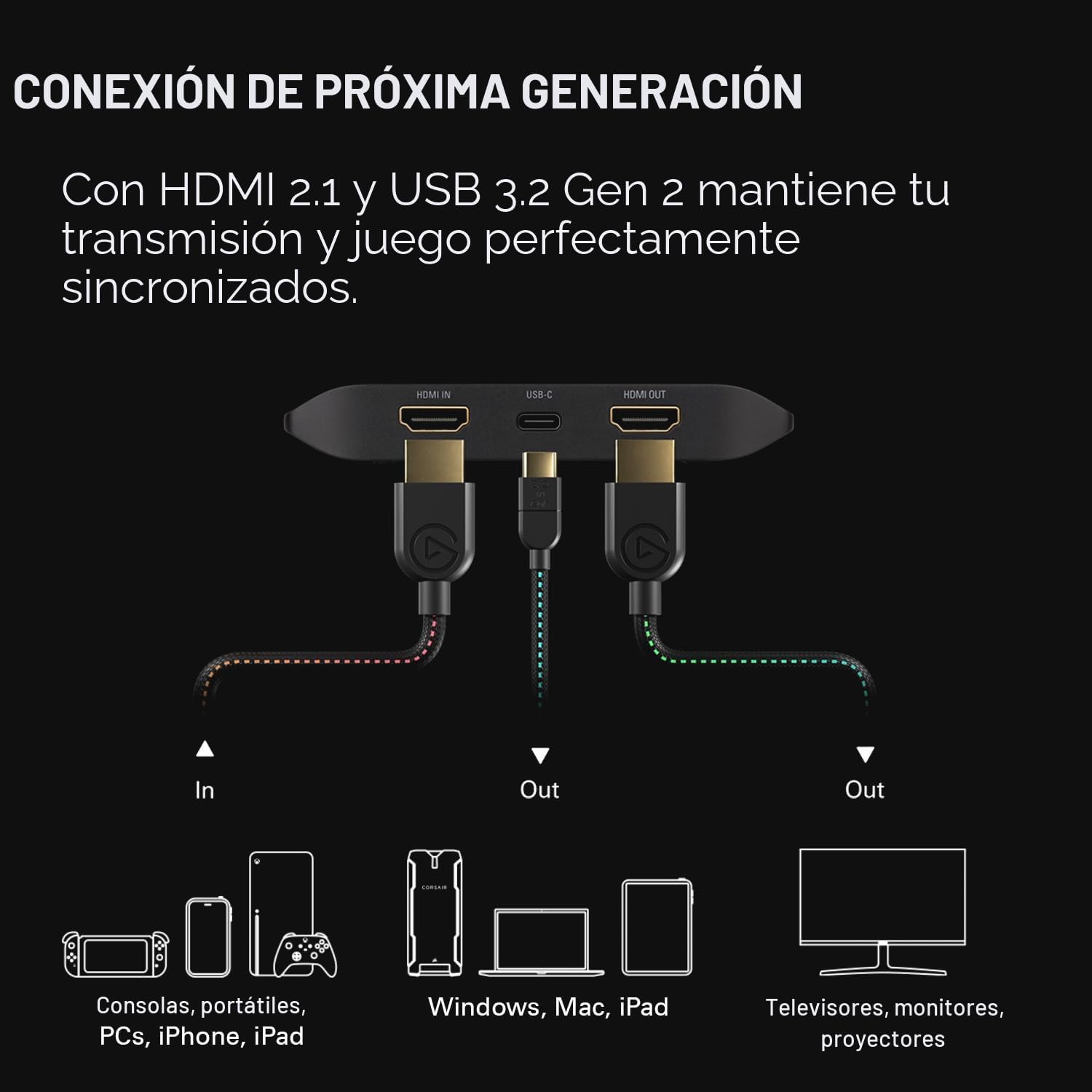 Elgato 4K X - Captura hasta 4K144 con latencia ultrabaja en PS5|Pro...