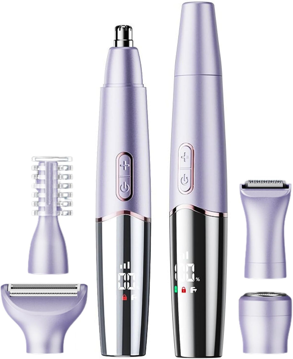 RFSCDI Cortadora de pelo recargable 5 en 1 para nariz y cejas, IPX7...
