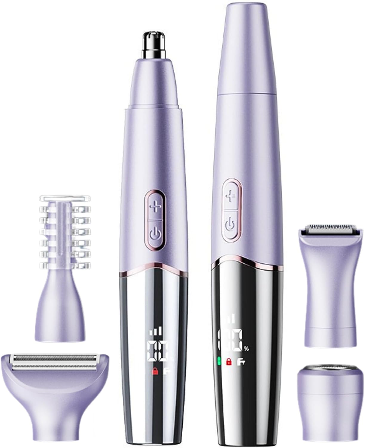RFSCDI Cortadora de pelo recargable 5 en 1 para nariz y cejas, IPX7...