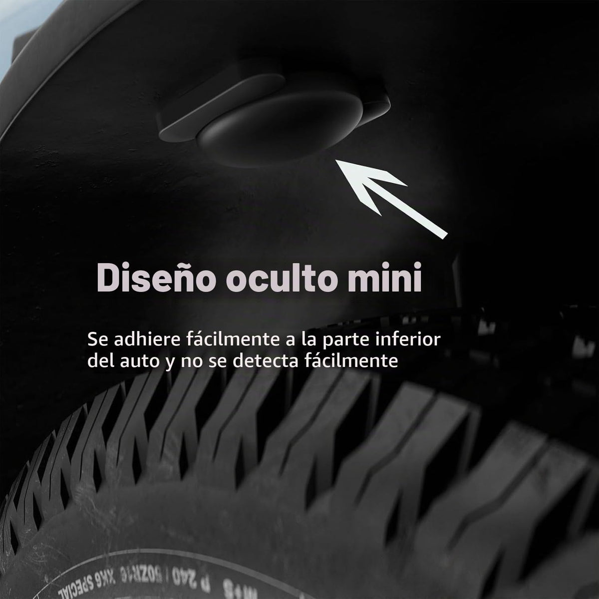 Rastreador GPS de 2 piezas para vehículos sin tarifa mensual, mini...