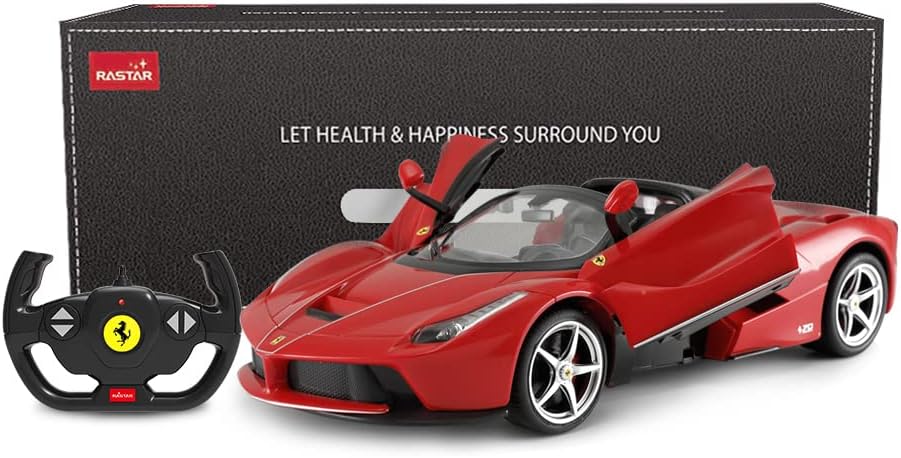 Coche de juguete Ferrari con control remoto | RASTAR 1:14 Ferrari L...