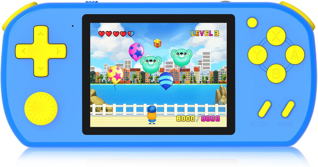 TEBIYOU Juegos de mano para niños con 218 juegos de video incorpora...