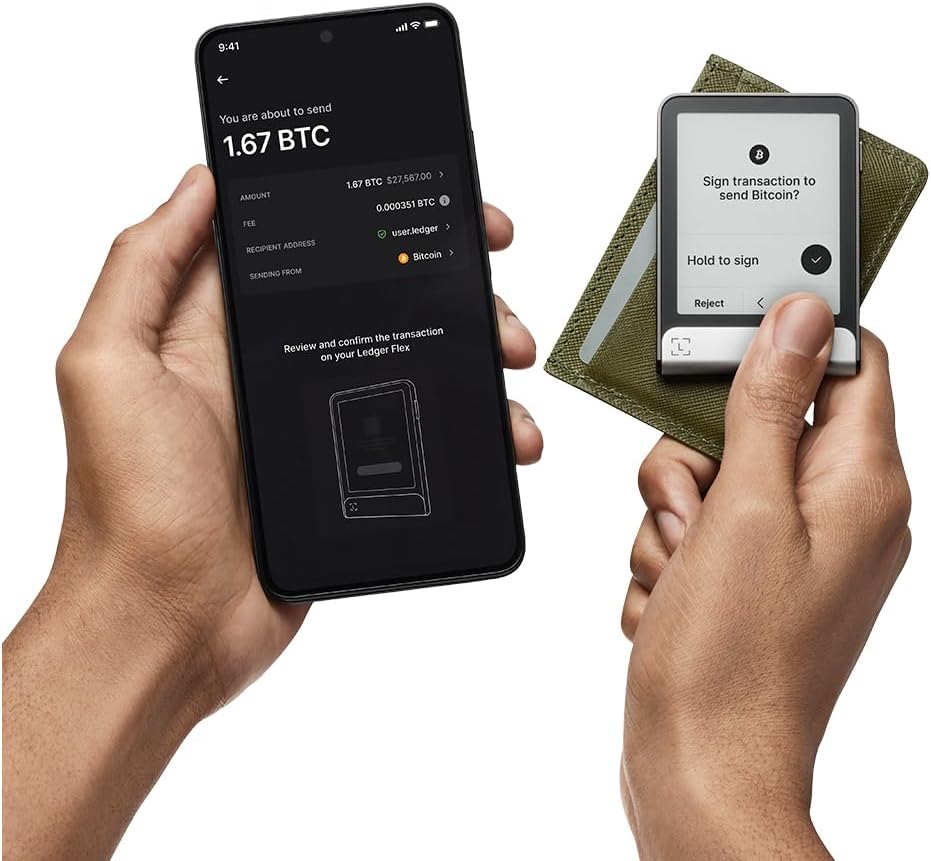Ledger Flex Pack: Crypto Wallet+Folio - Administre de forma segura...