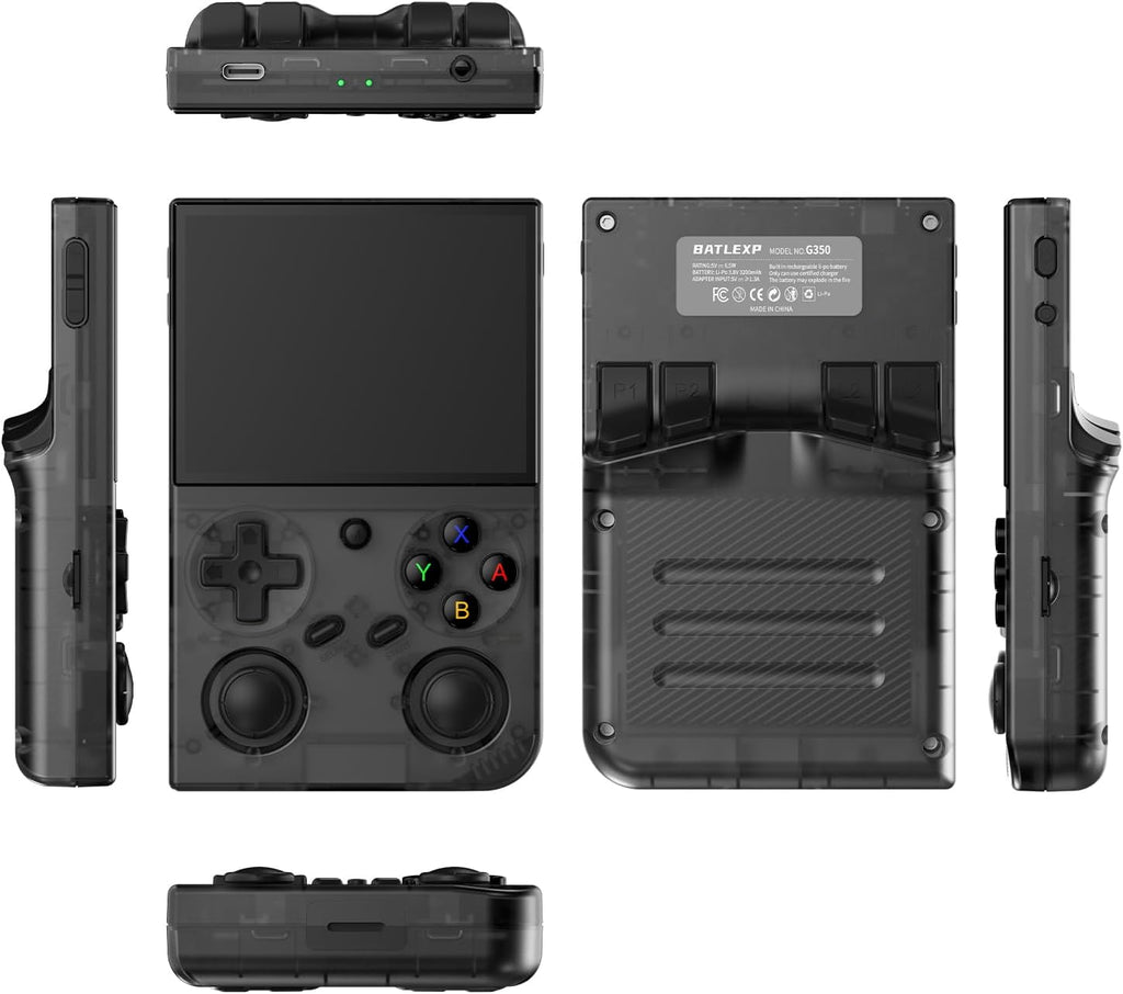 Consola de juegos portátil G350, pantalla IPS de 3.5 pulgadas, sist...