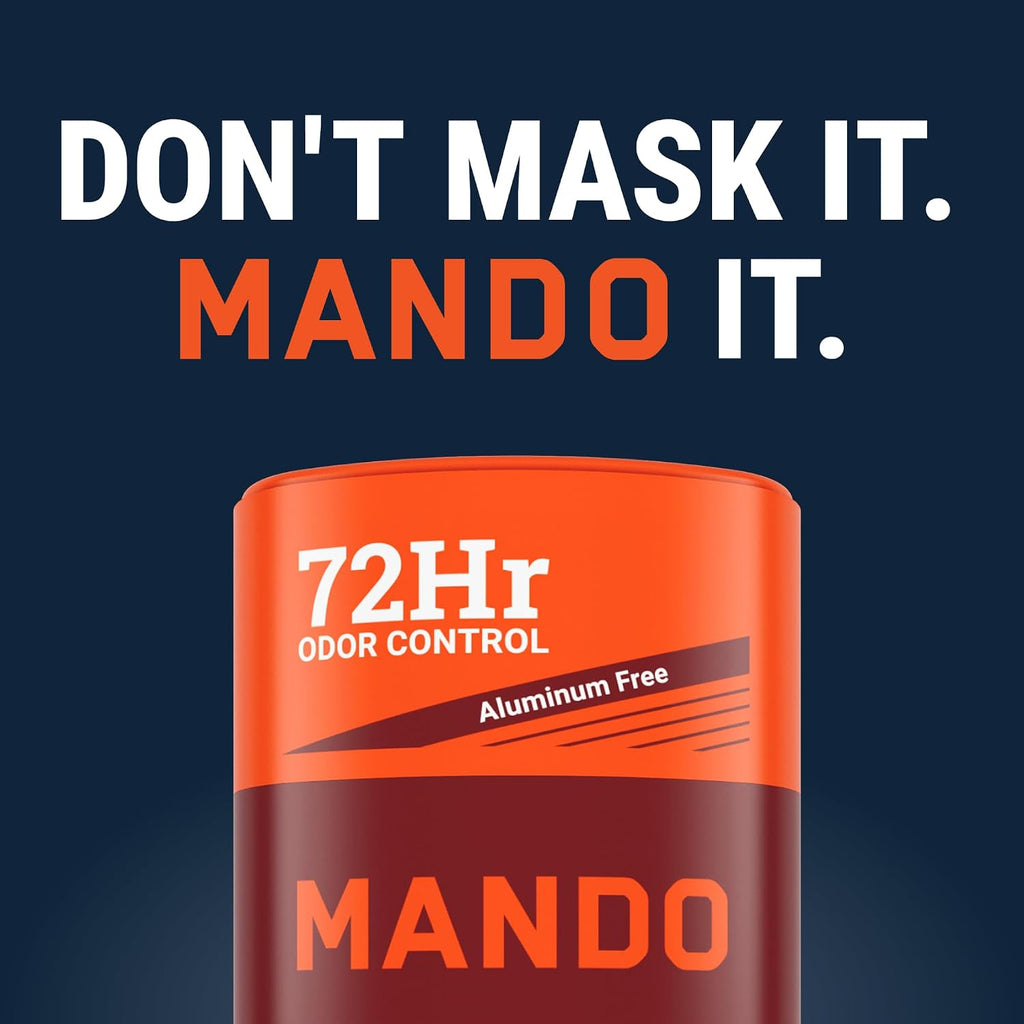 Mando Desodorante para todo el cuerpo para hombres - Barra sólida s...