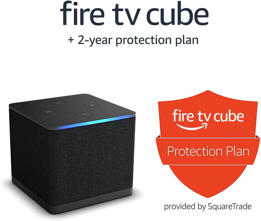 Fire TV Cube con plan de protección de 2 años