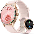 Woneligo Reloj inteligente para mujer, reloj AMOLED de fitness con...