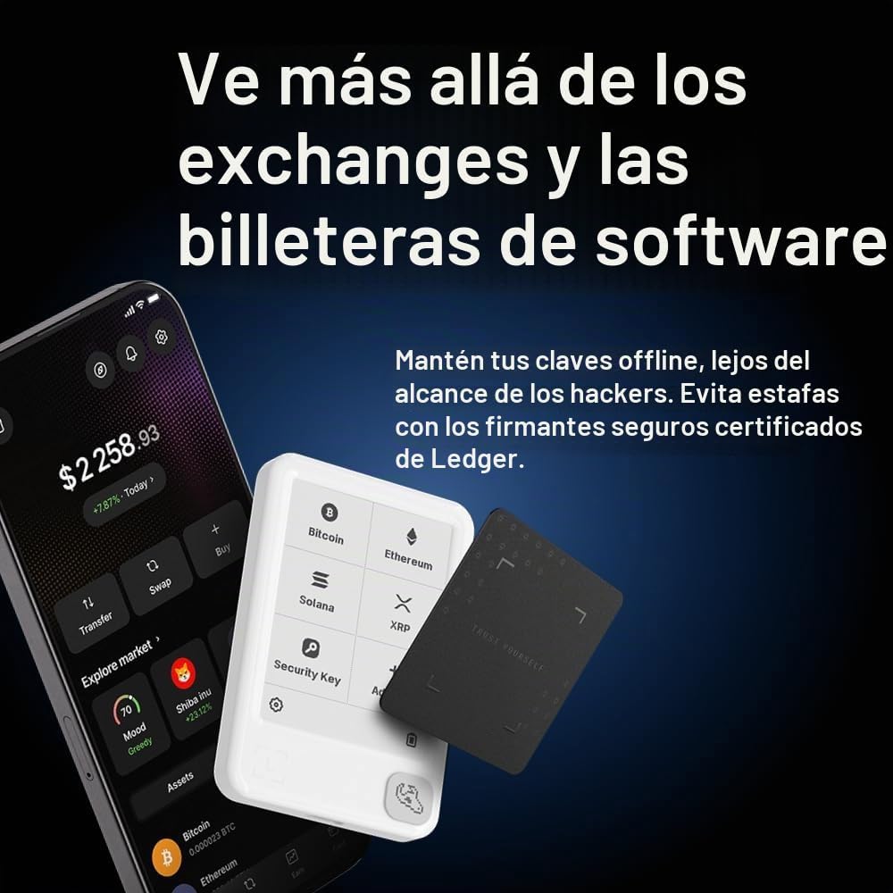 Ledger Nano Gen5 - Crypto Wallet - Compra de forma segura activos d...