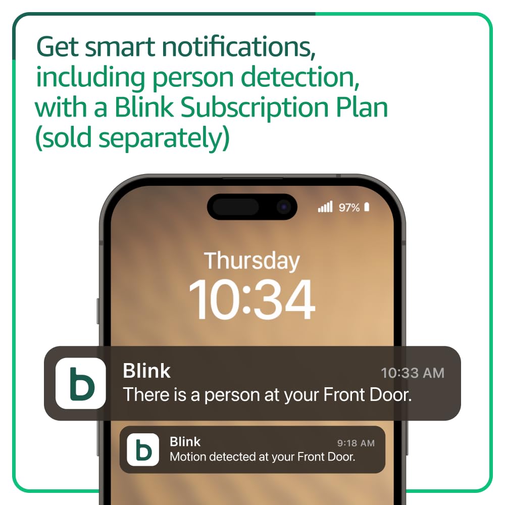 Blink Video Doorbell + Outdoor 4: Cámaras de seguridad inteligentes...