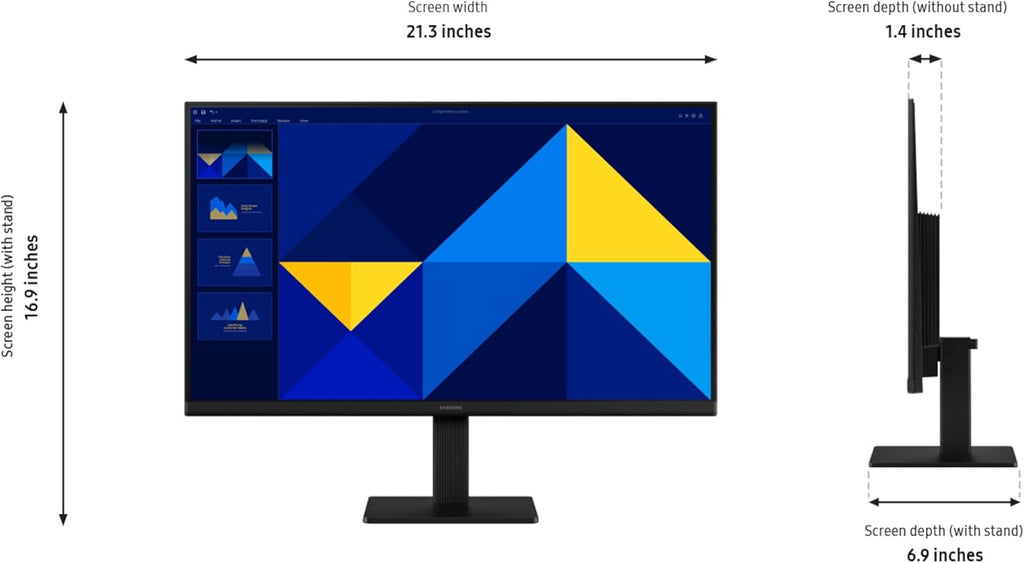 Samsung Monitor Essential de 24" (S30GD) con panel IPS y soport...