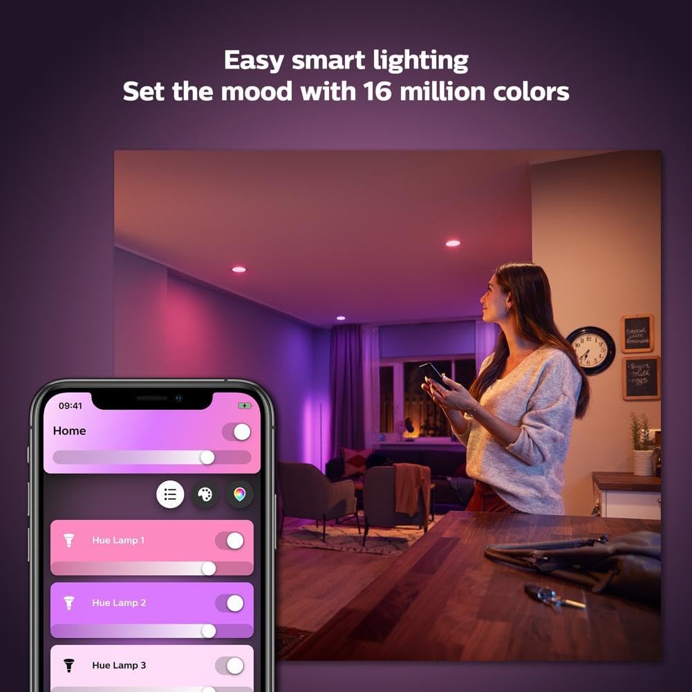 Philips Hue Luz LED inteligente empotrable de 5\/6 pulgadas - Luz d...